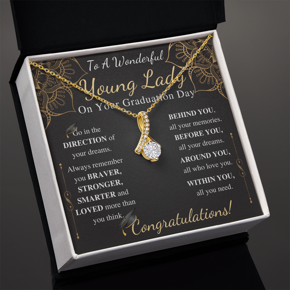 To a wonderful young lady on your graduation day alluring beauty